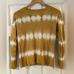 Velvet Heart Yellow Tie-Dye Sweater